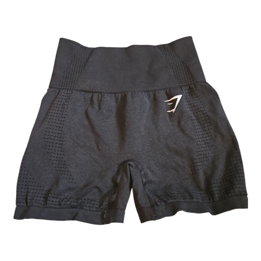 Gymshark Vital Seamless Women's Black Shorts Workput Size Small